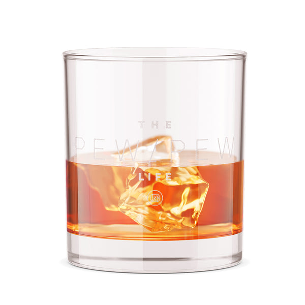 The Pew Pew Life 12oz Whiskey Glass