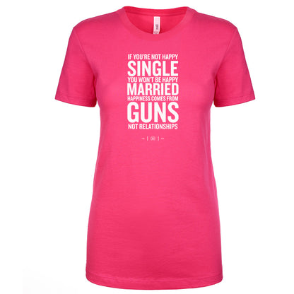 Happiness Comes From Guns Women's Shirt