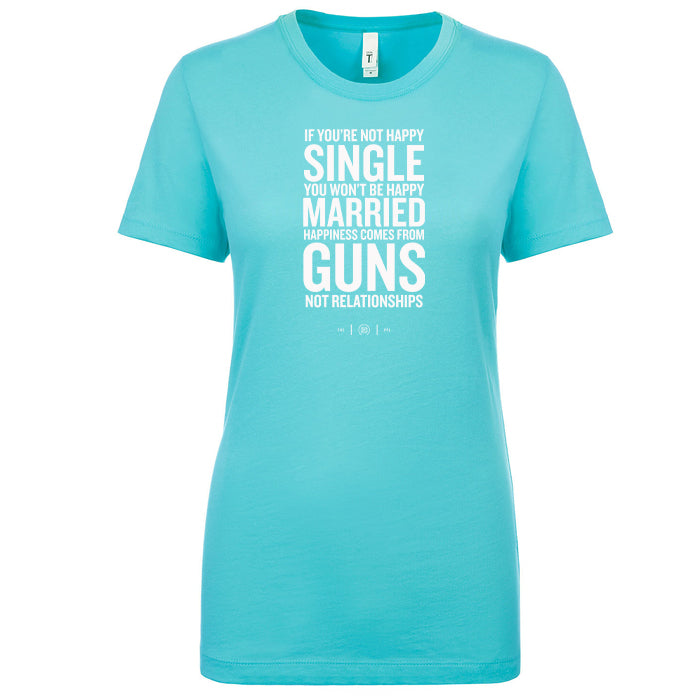 Happiness Comes From Guns Women's Shirt