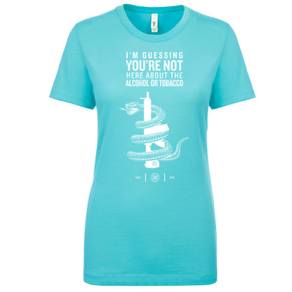 im guessing youre not here about the alcohol or tobacco I'm You'Re Premium T-Shirt Im Guessing Youre Not Here