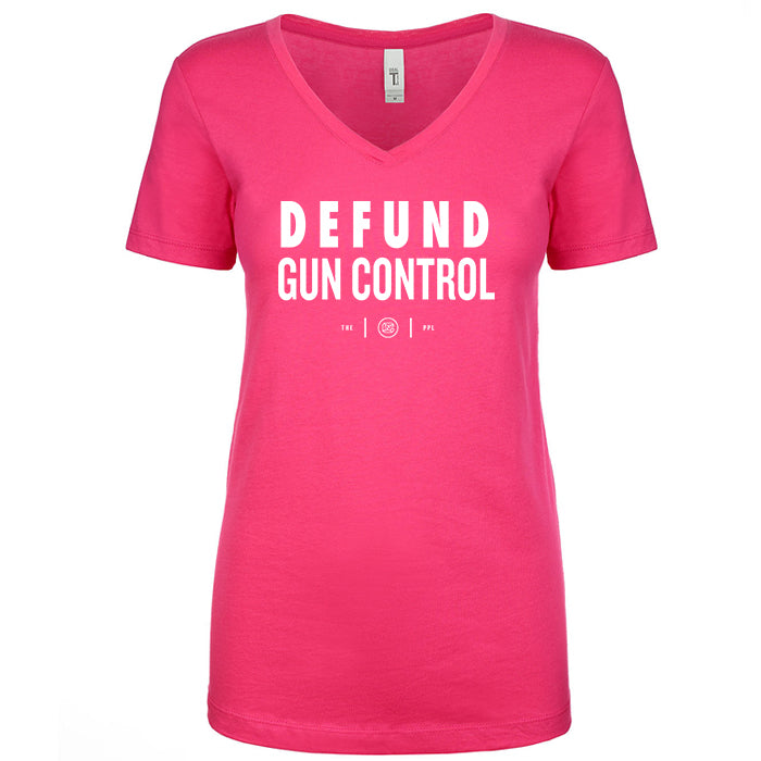 Defund Gun Control Women's V Neck