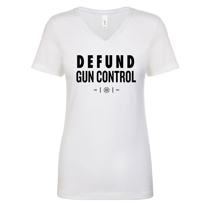 Defund Gun Control Women's V Neck