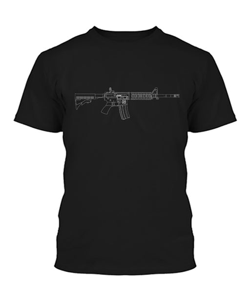 AR-15 Beauty in Lines Shirt – PewPewLife