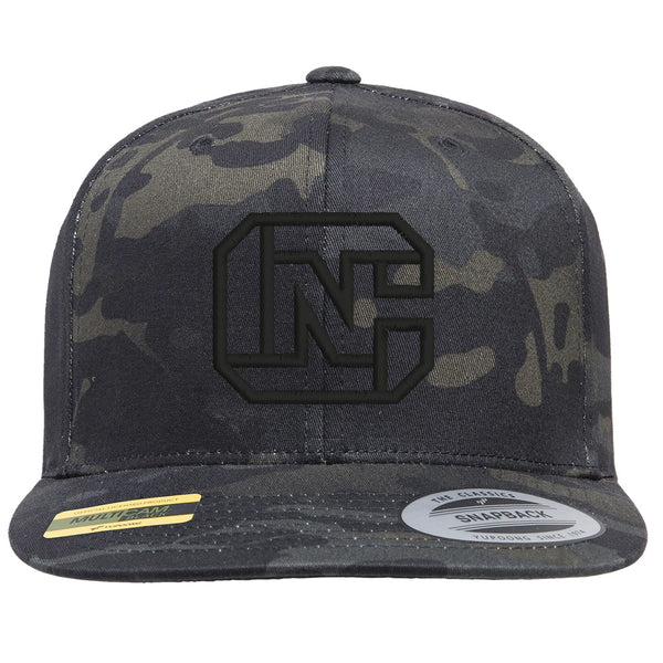 CN Logo Tactical Black MultiCam Hat Snapback