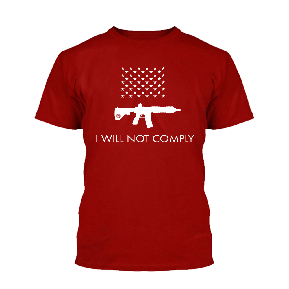 I Will Not Comply Tee For Canadians - Short-Sleeve Unisex T-Shirt, Pro-Choice Statement Design