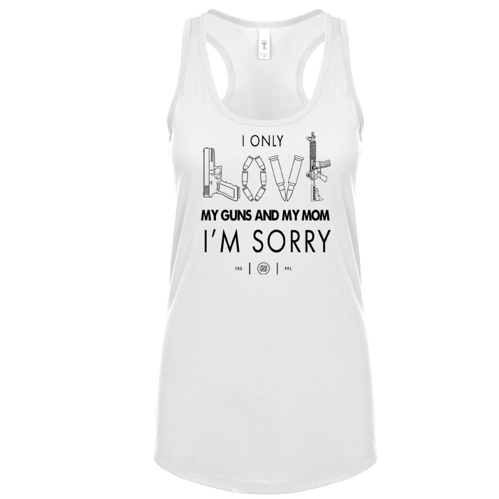 Love My Guns & My Mom Women's Tank