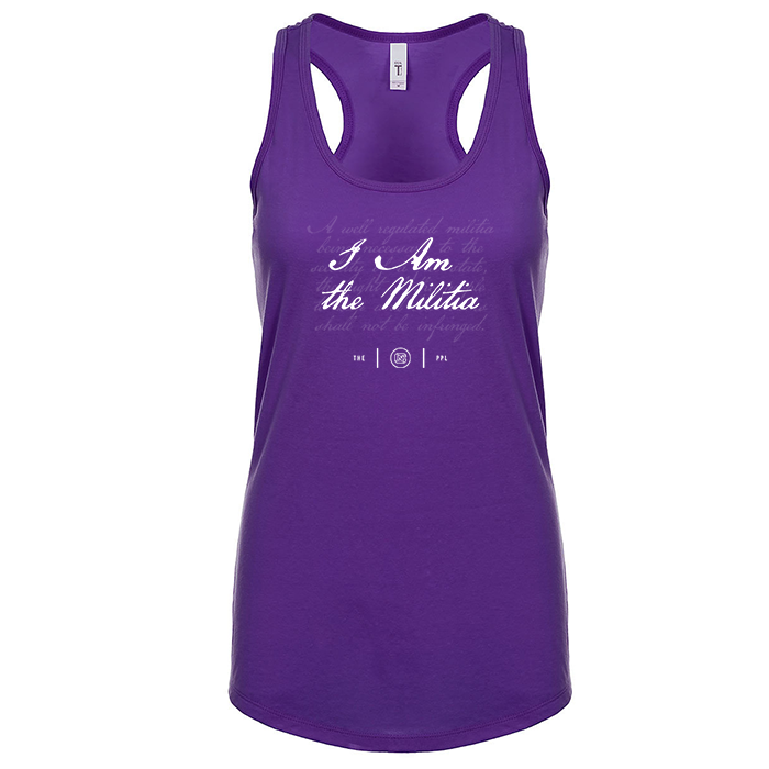 I Am the Militia Women's Tank